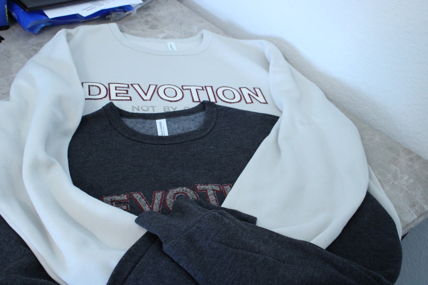 DEVOTION Couple Set — Grey + Natural (Texture Mix)