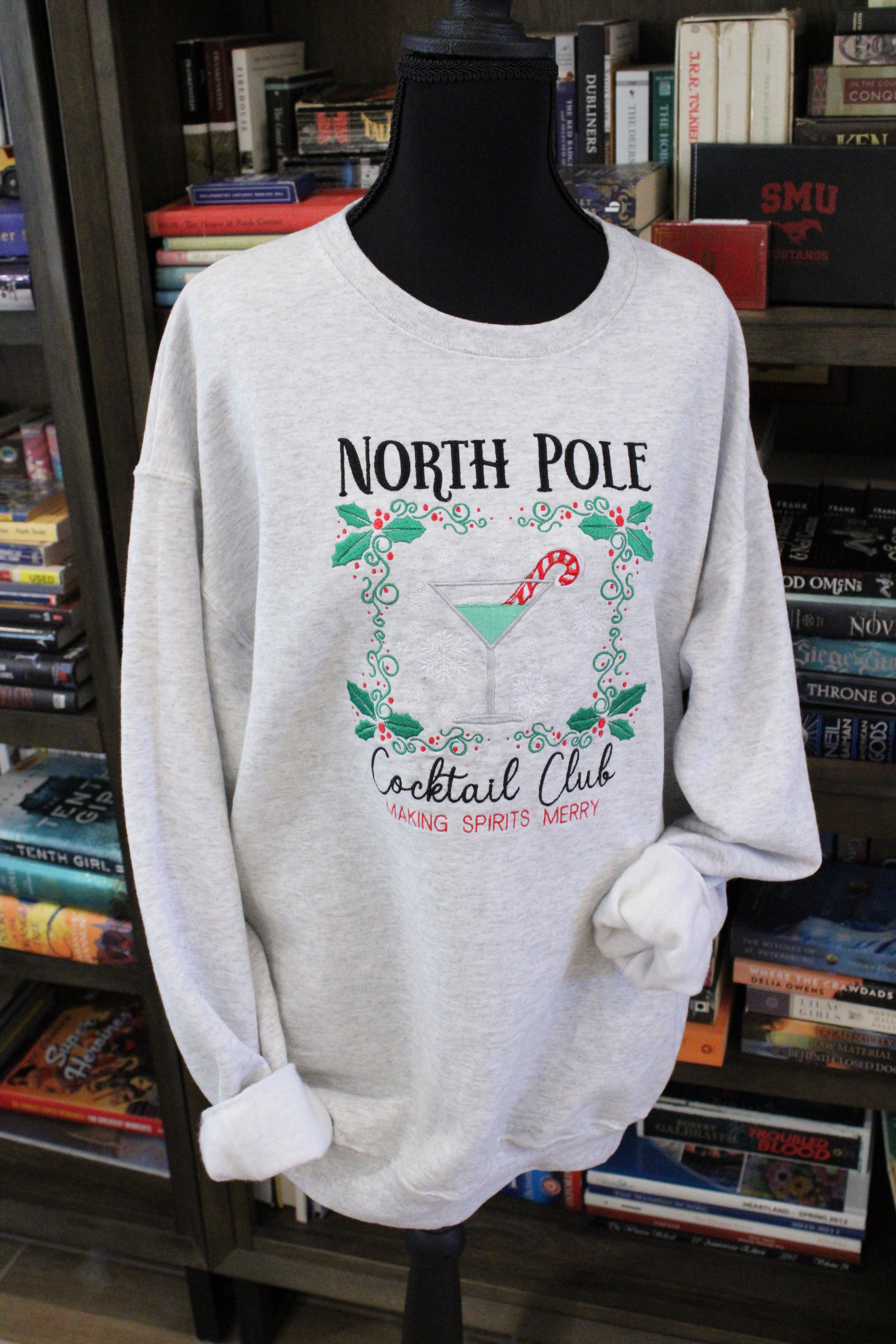 North Pole Cocktail Club Holiday Sweatshirt ❄️🍸