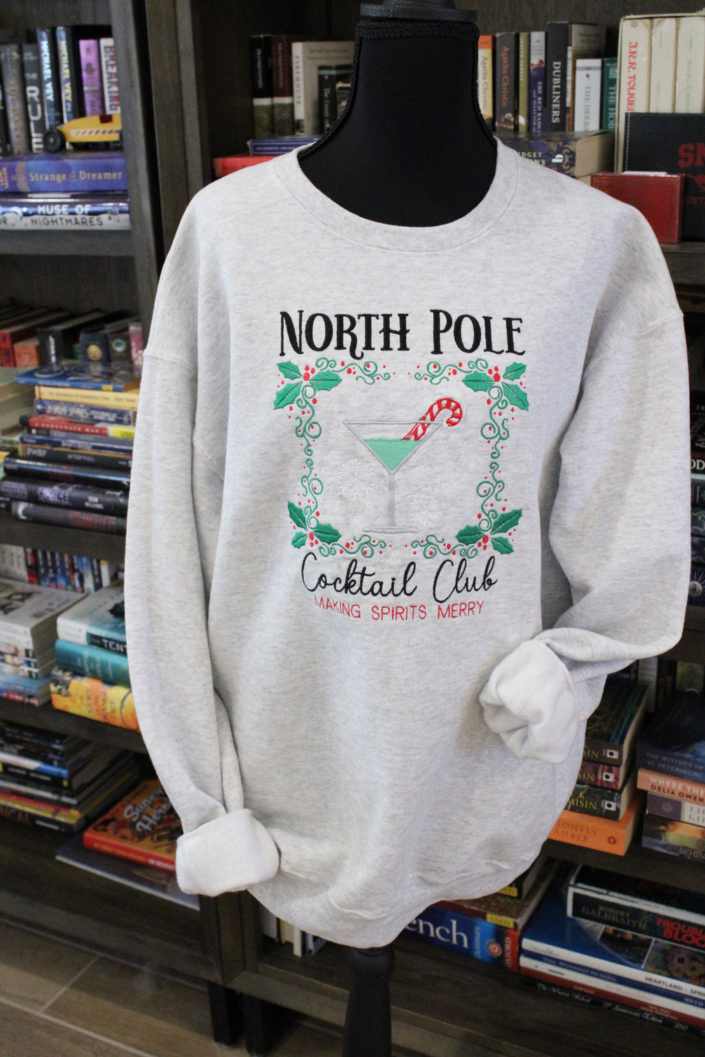North Pole Cocktail Club Holiday Sweatshirt ❄️🍸