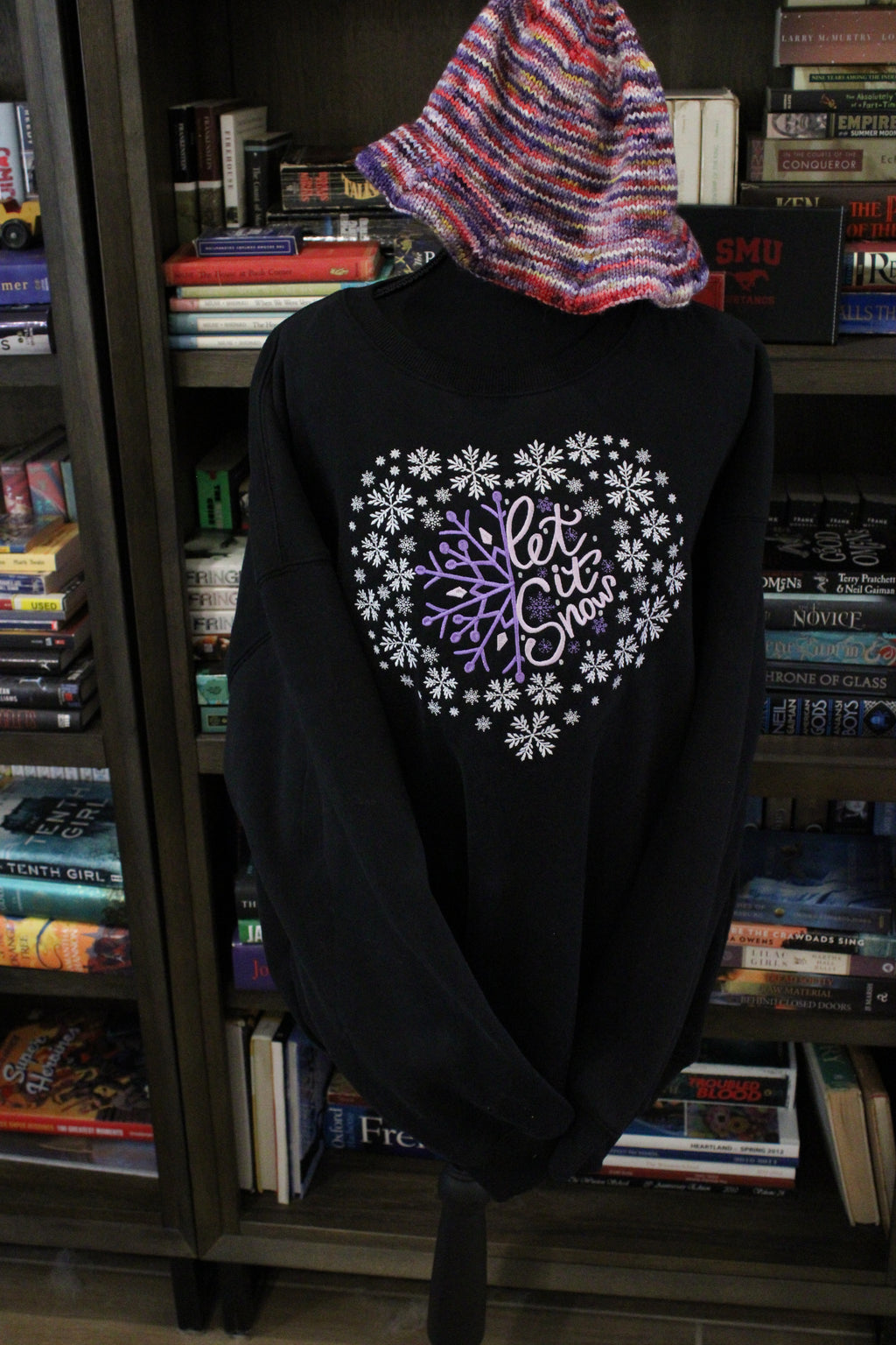 Let It Snow – Custom Embroidered Winter Sweatshirt ❄️