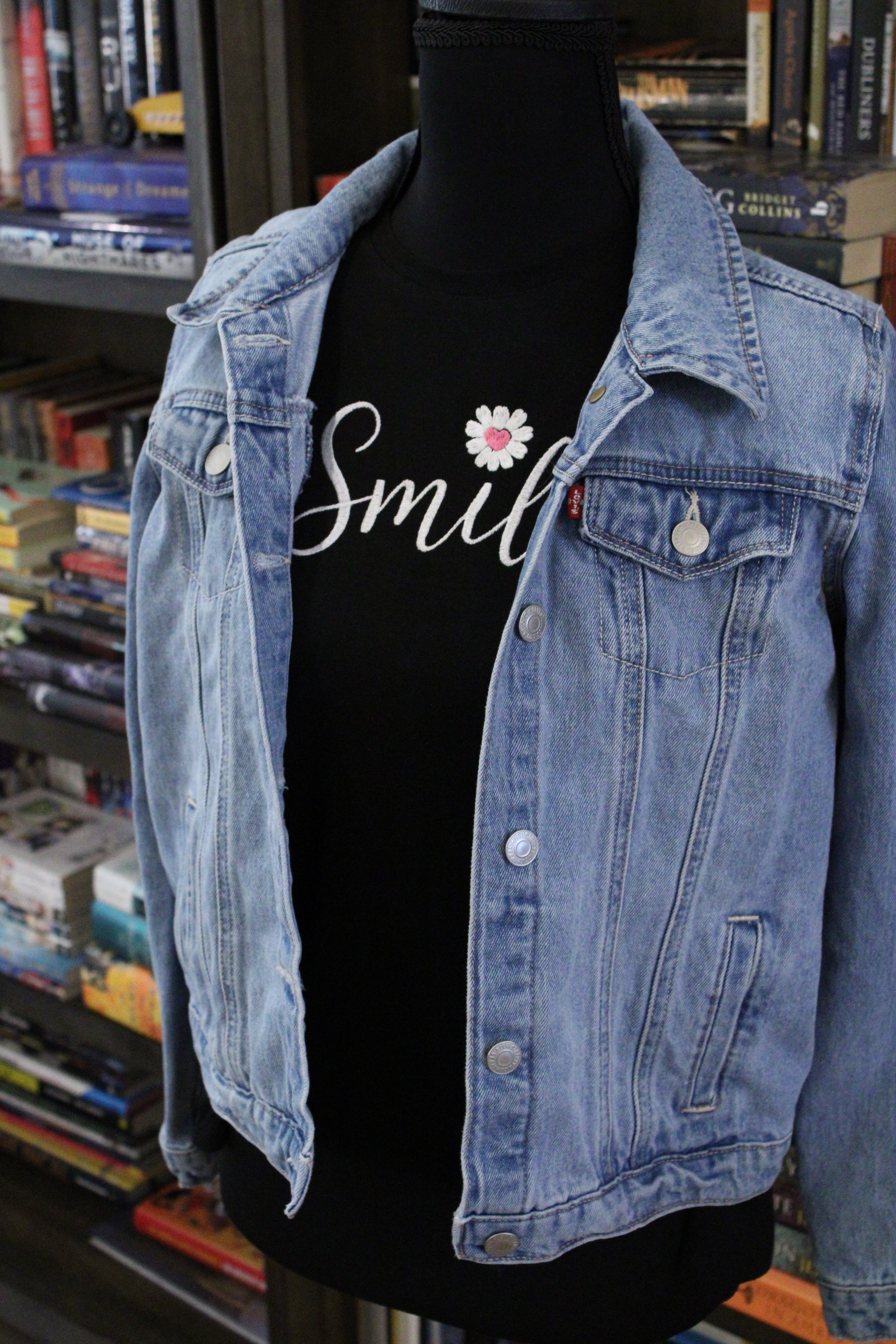 🌼 Smile Flower Power – Girls Winter Shirt