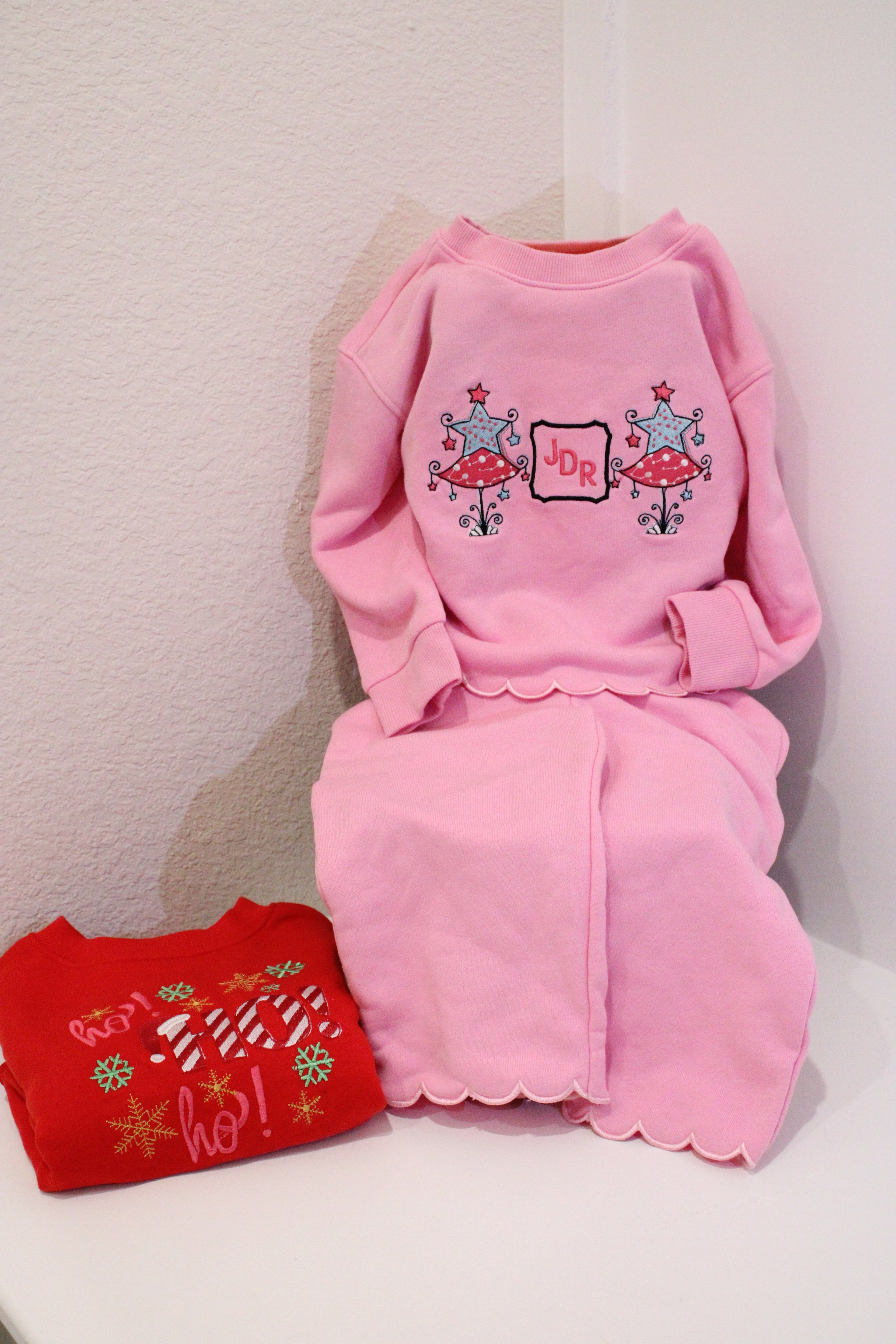 ✨ Monogrammed Holiday French Terry Sweatshirt & Pants