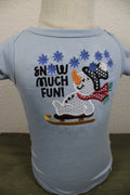 Snow Much Fun – Snowman Sledding Baby Onesie ☃️⛷️