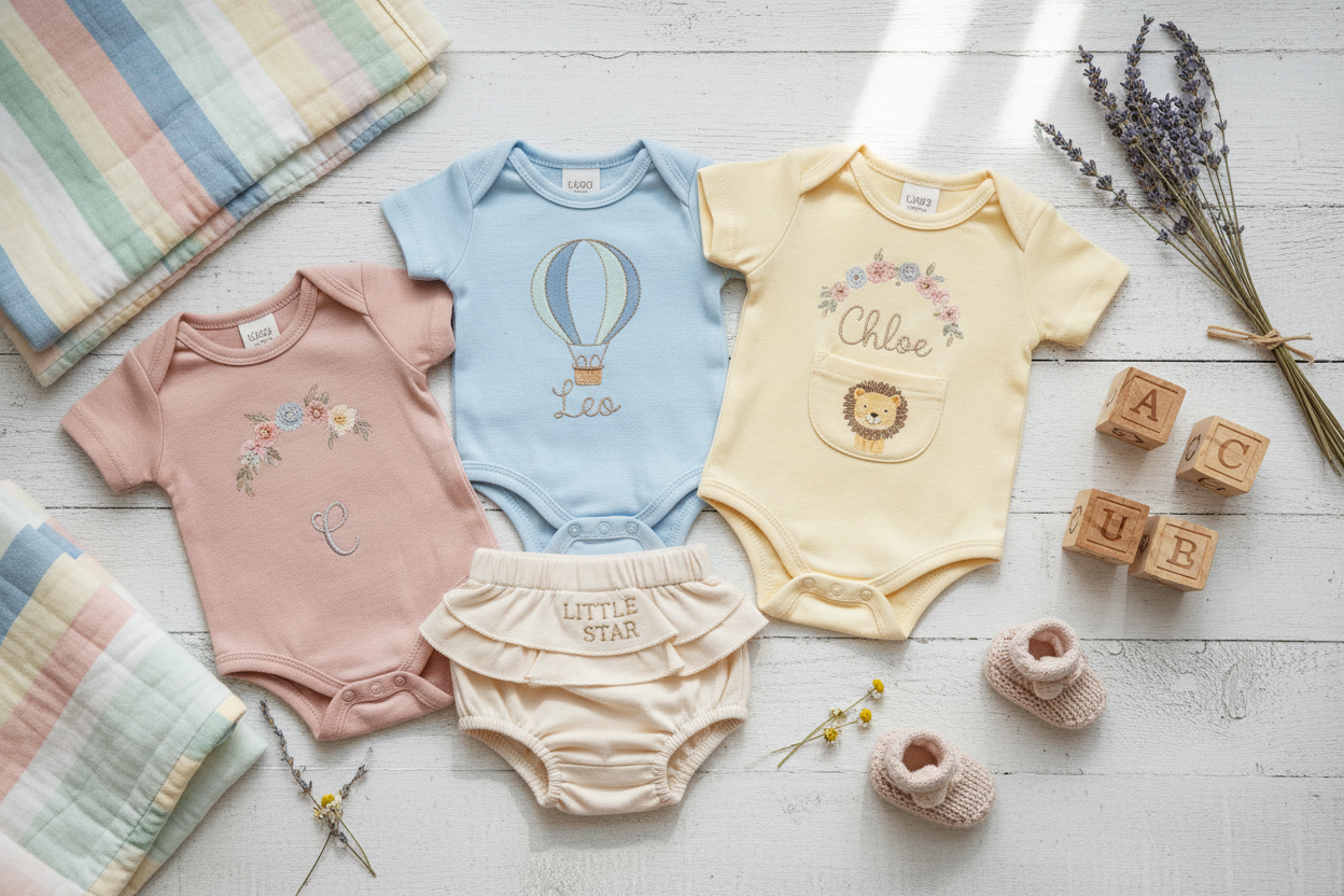 Baby and toddler personalized clothing